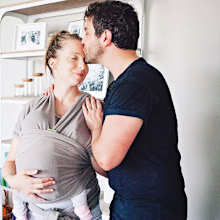 Rachael and Jonny with their daughter Mackenzie.