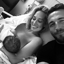 Phoebe and Sam with son Billy.