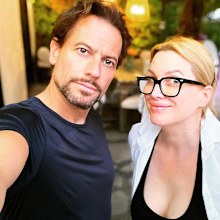 Alice Evans and Ioan Gruffudd