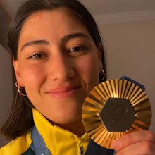 Saya Sakakibara's Olympic gold medal