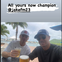 David Warner posted this selfie with Jake Fraser-McGurk after Australia was bundled out of the T20 World Cup.