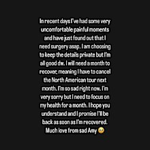 Amy Shark announcement