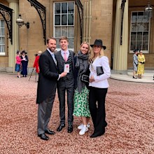 Gareth, Alison, Mia and Finn Southgate