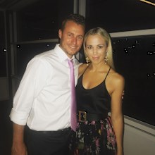 Lleyton and Bec Hewitt.