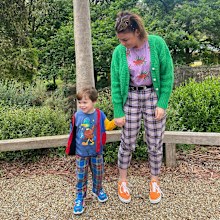 Em Rusciano with son Elio