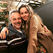 Cameron Daddo and Alison Brahe