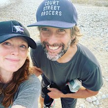 Julianne Moore and Bart Freundlich
