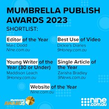 Mumbrella Publishing Awards 2023 Nine.com.au