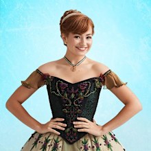 Frozen: The Musical, Australia, production, theatre, Courtney Monsma plays Anna