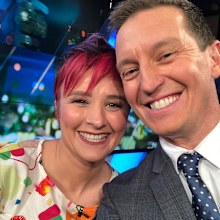 Rove McManus and Cal Wilson