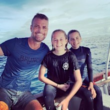 My Kitchen Rules, chef Pete Evans, daughters, holiday, Instagram photo