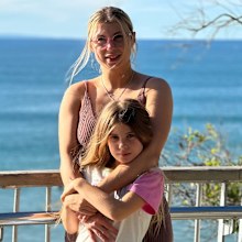 Lily Waegers with her mum Emily.