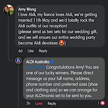 Amy Wong ALDI application