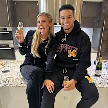 Love Island UK couple Chloe Burrows and Toby Aromolaran.