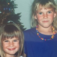 Jacinta Dubojski (right) was brutally bullied as a young girl.