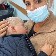 Fiona Falkiner has shared the heartbreaking details about her toddler 'choking' and falling unconscious in a Melbourne hotel room