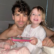 Matty J with his first child, Marlie-Mae