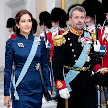 Crown Prince and Princess Mary and Frederik at New Year at Christiansborg Palace