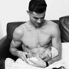 Cristiano Ronaldo shares first photo of late son.