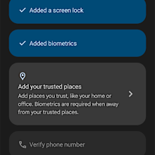 google pixel identity check set up on mobile phone