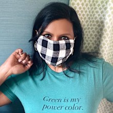 Celebrities, wearing face masks, coronavirus pandemic, Mindy Kaling