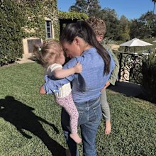 Meghan Markle with daughter Lilibet and son Archie in episode five of Netflix docuseries Harry & Meghan.