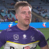 Cameron Munster speaks with brad Fittler.