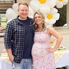 Keely Langshaw was 30 weeks pregnant when she noticed the odd 'pregnancy thing'.
