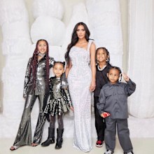 Kim Kardashian and kids