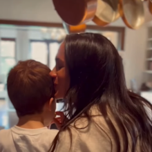 Meghan Markle kisses son Prince Archie in an Instagram video, March 2025