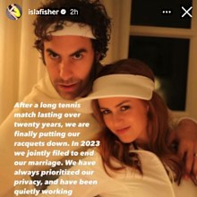 Isla Fisher and Sacha Baron Cohen announce their split after more than 20 years together