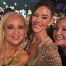 Carrie Bickmore, Brittany Hockley and Rebecca Gibney and the 2025 Logies