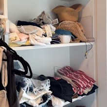 Wardrobe space hack