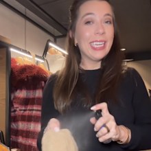 Katie Little Spatz shares hack to remove odours from clothing