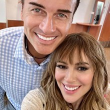 Alyssa Milano and Julian McMahon are pictured at an event in 2023