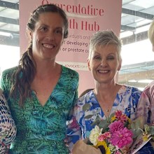 Robyn Smith (left) with friend Gillian, who has also gone flat.