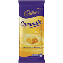 Cadbury Caramilk chocolate block