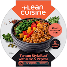 Lean Cuisine Tuscan Style Beef with Kale and Pepitas