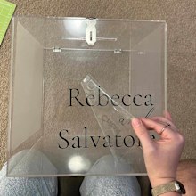 wedding wishing well box personalisation diy cricut