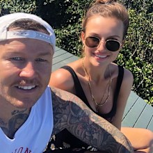 Susie Bradley and Todd Carney