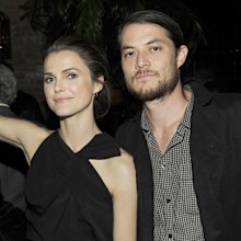 Andrew Saffir (Founder of The Cinema Society), Keri Russell, Shane Deary.