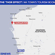 Carnarvon has received a tourism boost thanks to Chris Hemsworth and his mate Mat Damon.