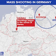 The gunman shot at least three people in Hanau before driving to Kesselstadt to kill another five.