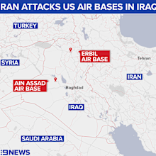 Iranian forces attacked Ain Assad Air Base in central Iraq and Erbil Air Base in Iraqi Kurdistan.
