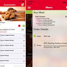 KFC app screenshot