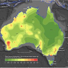The National Seismic Hazard Assessment map predicts the areas most at risk of quakes.