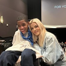 Khloe Kardashian with Amari Thompson