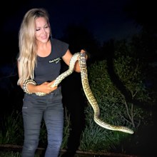 Courtenay Brown snake catcher