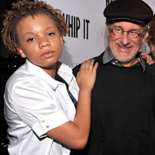 Steven Spielberg, daughter Mikaela, movie premiere 