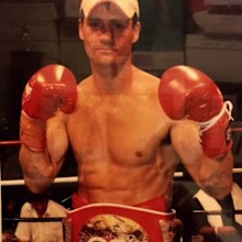 Jason De Lisle during his successful fighting career.